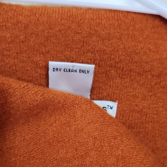 Jillian Jones Open-Front Draped Trench Coat - Rust Orange - Picture 5 of 5